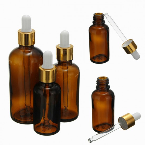 30 50 100ml Amber Glass Essential Oil Dropper Bottles Vials Containers 30 50 100ml Amber Glass Essential Oil Dropper Bottles Vials Containers