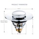 Copper Wash Basin Leaking Plug Push Type Leaking Plug Copper Core Copper Wash Basin Leaking Plug Push Type Leaking Plug Copper Core